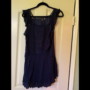 Free people, navy shirts dress